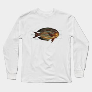 Vintage striped fish Long Sleeve T-Shirt